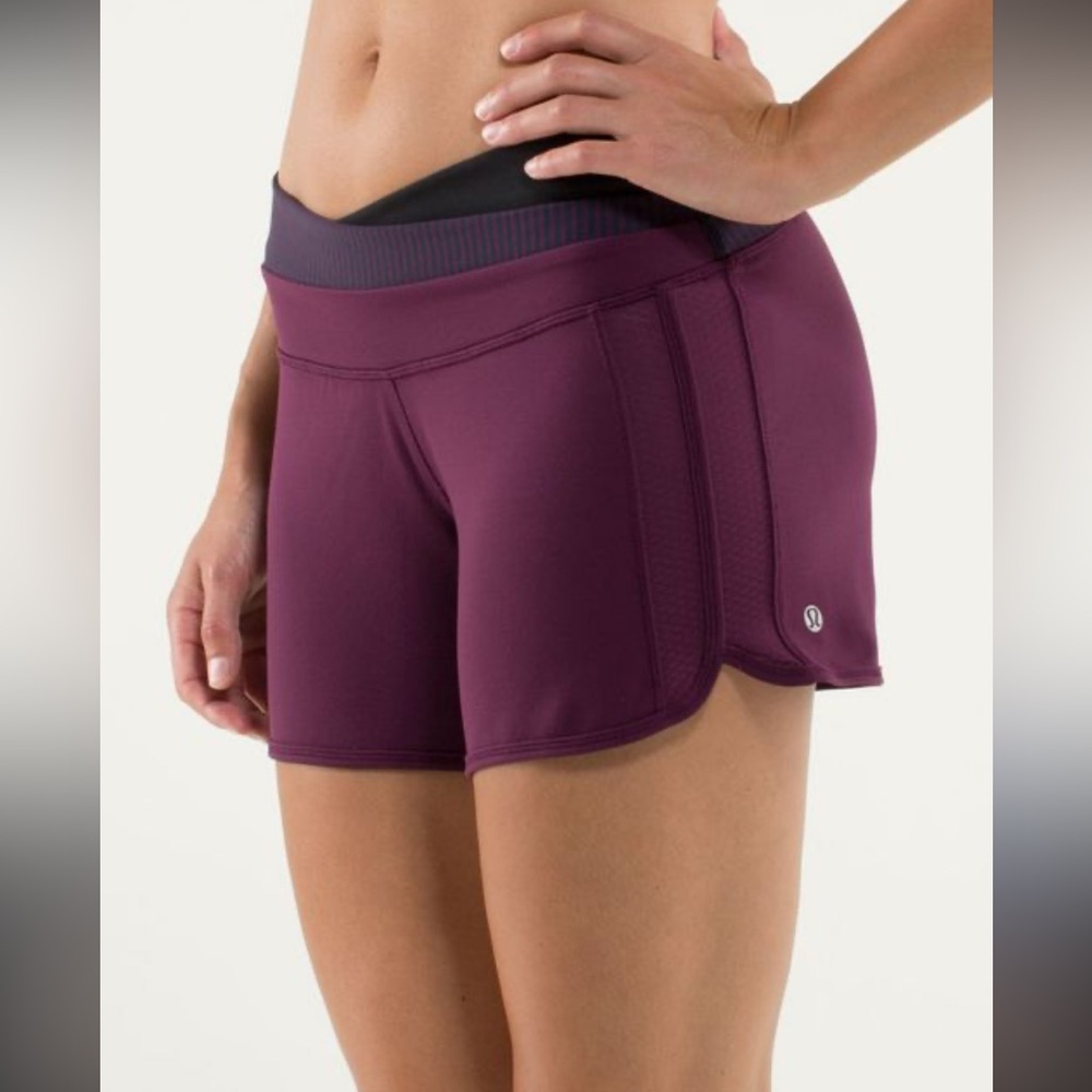 lululemon athletica Plum Athletic Shorts